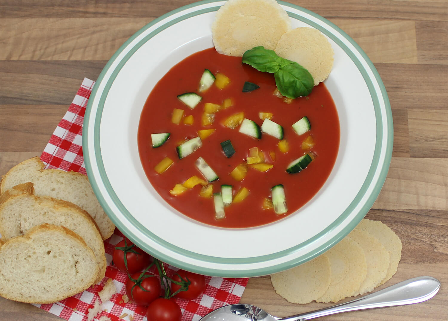 Rezept: Gazpacho - Kalte Tomatensuppe gazpacho