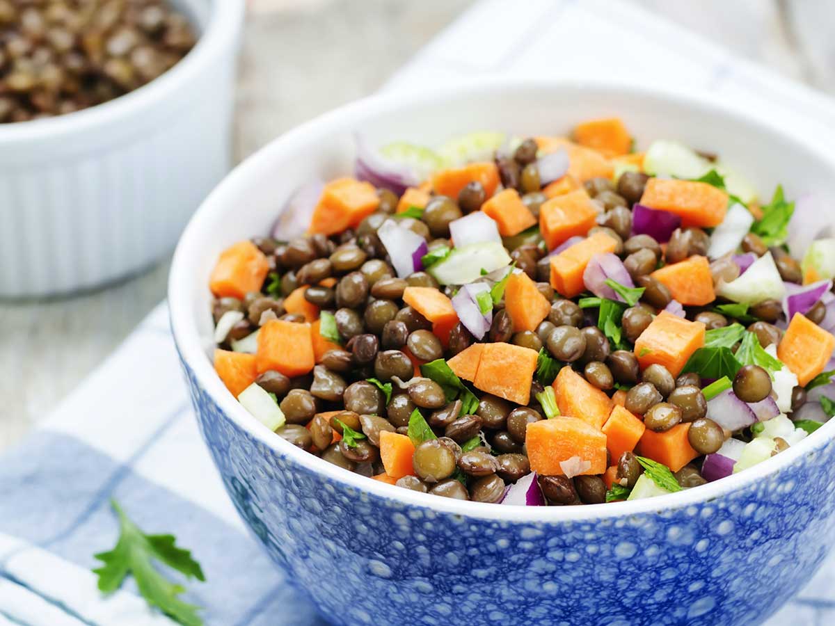 Rezept: Schneller Linsensalat