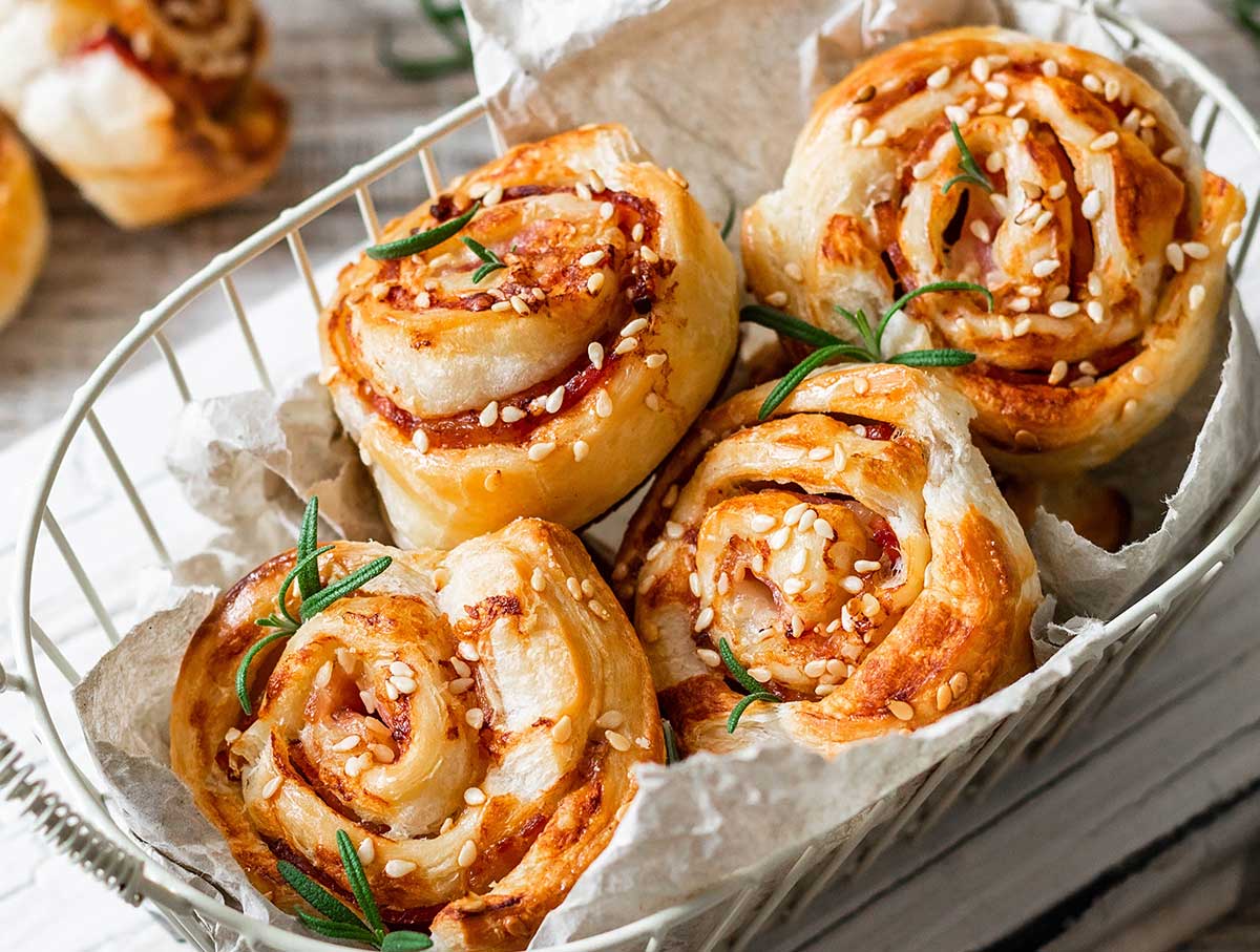 Rezept: Pizzaschnecken Pizzaschnecken