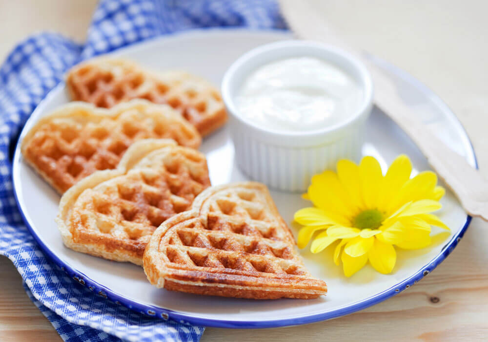 Rezept: Waffeln mit Backöl