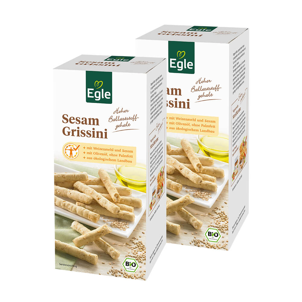 Bio Sesam-Grissini, 2 x 100 g 