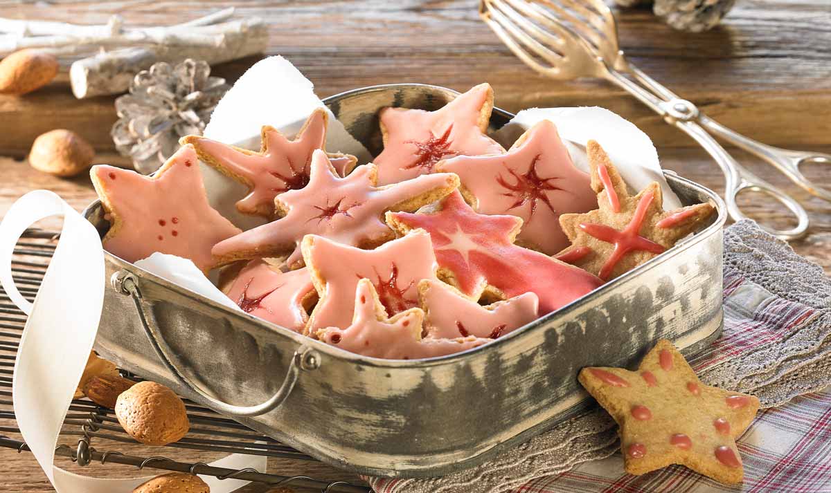 Rezept: Himbeersterne Himbeersterne