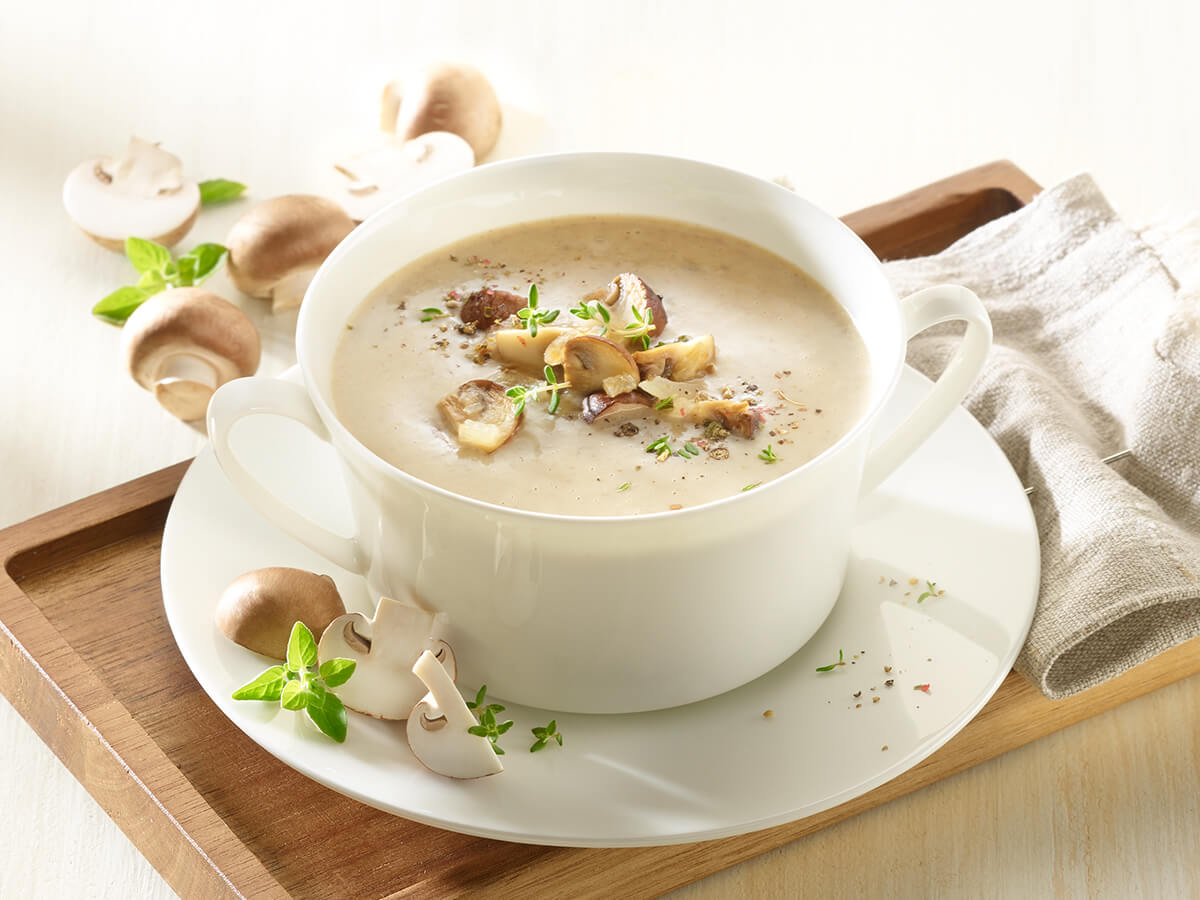 Rezept: Champignon-Cremesuppe